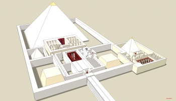 Pyramid complex Old Kingdom BCE2686-2181